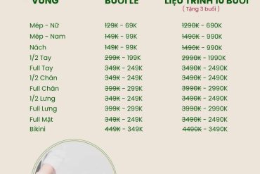 Khuyến mãi tặng free 01 dịch vụ tại Boom Beauty Spa